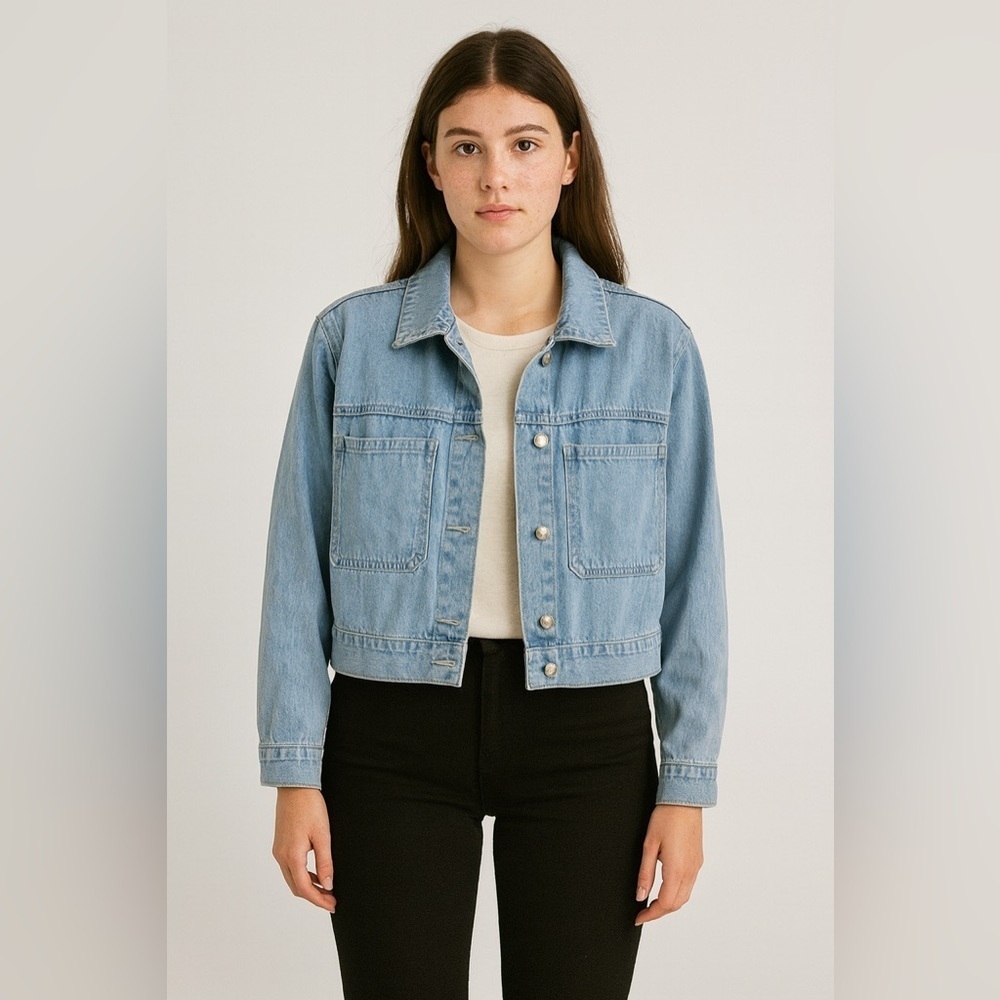 Outfitters Vintage Women’s Blue Jean Jacket Size Small